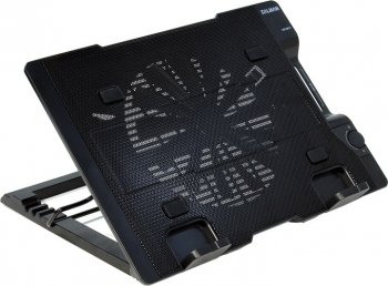 Подставка для ноутбука Zalman ZM-NS2000 (17”, 3xUSB, 200мм вентилятор, черный, stereo speaker)