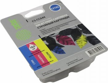 Картридж Cactus CS-CC644 (№121XL) Color для hp D1663/2563/2663/5563/F2423(восстановлен из б/у)