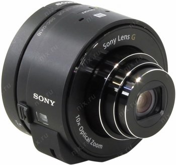Смартограф SONY Cyber-shot DSC-QX10 <Black>(18.2Mpx, 25-250mm, 10x, F3.3-5.9,JPG, microSDXC, USB2.0, WiFi, NFC, Li-Ion)