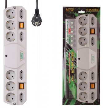 Сетевой фильтр Most TRG 2м (10 розеток) белый