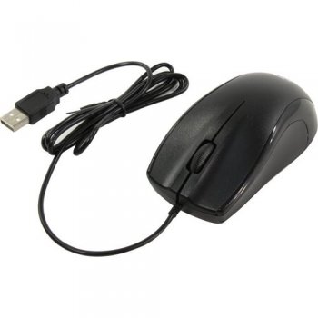 Мышь OKLICK Optical Mouse <185M> <Black> (RTL) USB 3btn+Roll <945606>