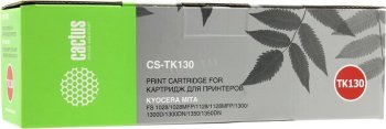 Картридж Cactus CS-TK130 Black для Kyocera FS-1028MFP/1128MFP/1300D/1350DN