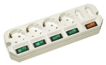 Сетевой фильтр Most A16 5м (6 розеток) белый