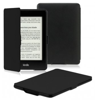 Чехол INATECK COMPACT KINDLE PAPERWHITE COVER MICROFIBRIL PU LEATHER TRAVEL PROTECTIVE CASE COVER Black