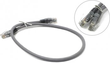Кабель UTP Patch Cord кат.6 0.5м, серый