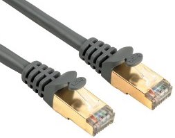 Кабель STP Hama H-78422 8p8c (RJ45) (m-m) CAT5e 1.0 м 1000 Мбит/с экранированный 1зв серый