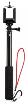 Монопод для селфи Hama Selfie 90 ручной черный металл (160гр.)