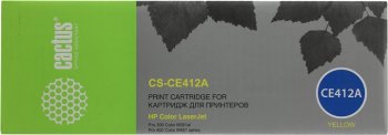 Картридж Cactus CS-CE412A Yellow для HP LJ Pro 300 M351/Pro 400 M451