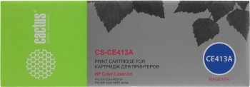 Картридж Cactus CS-CE413A Magenta для HP LJ Pro 300 M351/Pro 400 M451