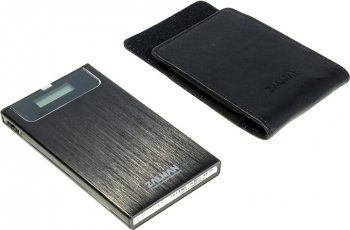 Внешний бокс Zalman <ZM-VE350 Black> (2.5"SATA HDD, USB3.0, Al, эмулятор CD/DVD/Blu-ray)