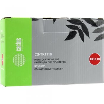 Картридж Cactus CS-TK1110(BK) для Kyocera FS-1040/1120MFP/1020MFP