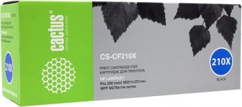 Картридж Cactus CS-CF210X Black для HP LJ M251/M276