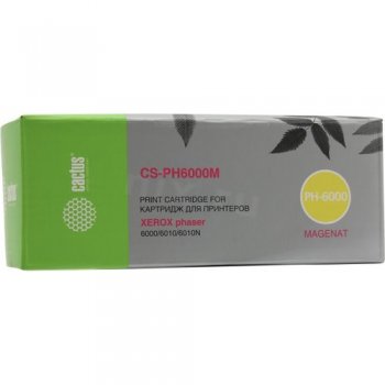 Картридж Cactus CS-PH6000M Magenta для Xerox Phaser 6000/6010, WorkCentre 6015