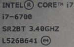Процессор Intel Core i7-6700 3.4 GHz/4core/SVGA HD Graphics 530/1+8Mb/65W/8 GT/s LGA1151