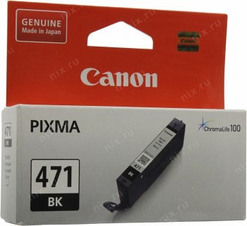 Картридж Canon CLI-471BK 0400C001 черный для PIXMA MG5740/MG6840/MG7740