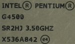 Процессор Intel Original Pentium Dual-Core G4500 Soc-1151 (CM8066201927319S R2HJ) (3.5GHz/Intel HD (Skylake)) OEM