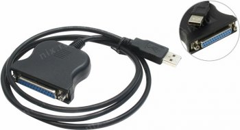 Переходник LPT25F -> USB2.0 A 1-1.8м