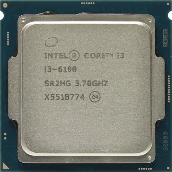 Процессор Intel Core i3-6100 BOX 3.7 GHz/2core/SVGA HD Graphics 530/0.5+ 3Mb/51W/8 GT/s LGA1151