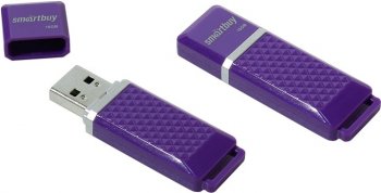 Накопитель USB SmartBuy Quartz series <SB16GBQZ-V> USB2.0 Flash Drive 16Gb (RTL)