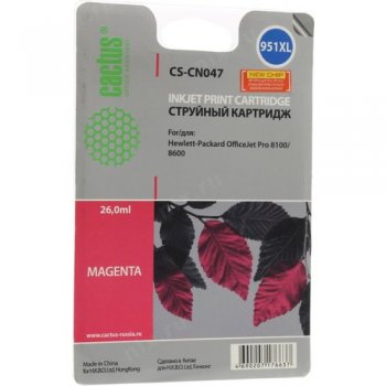 Картридж Cactus CS-CN047 Magenta для hp OfficeJet Pro 8100/8600