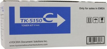 Картридж Kyocera TK-5150C Cyan для P6035cdn/M6035cidn/M6535cidn