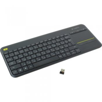 Клавиатура (920-007147) беспроводная Logitech Wireless Touch Keyboard K400 Plus Dark