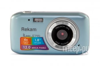 Цифровой компактный фотоаппарат Rekam iLook S755i Metallic Grey