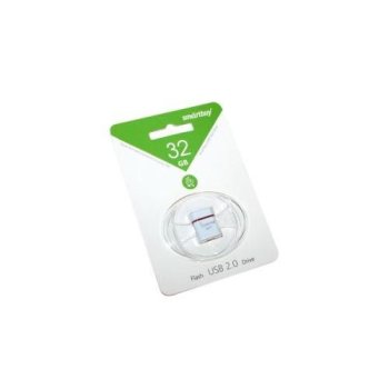 Накопитель USB SmartBuy Lara series <SB32GBLARA-W> USB2.0 Flash Drive 32Gb (RTL)
