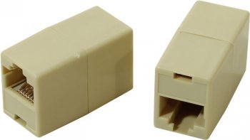 Модуль проходной RJ45 VCOM <VTE7713-10> RJ-45 - RJ-45 , кат. 5e <уп. 10 шт>