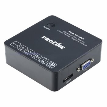 Видеорегистратор сетевой Proline PR-E4M441N IP (4 видео/аудио, H.264/G.711A, 100 к/с 720P; 960P; 1080P, внешний USB диск, Е-SATA)