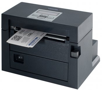 Термопринтер печати этикеток CITIZEN CL-S400DT принтер печати билетов в комплекте с резаком, ширина до 104мм, скорость печати 152 мм/сек, RAM 16MB, Fl