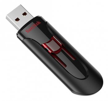 Накопитель USB Sandisk 64Gb Cruzer Glide SDCZ600-064G-G35 USB3.0 черный