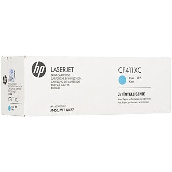 Картридж HP 410X CF411XC голубой для LJ Pro M452/M477 (5000стр.) (техн.упак)
