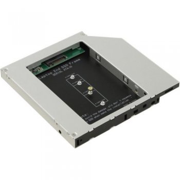 Адаптер HDD/SSD (optibay) Espada <E 12M2> шасси для M.2 SSD для установки в SATA 12.7мм отсек оптического привода ноутбука