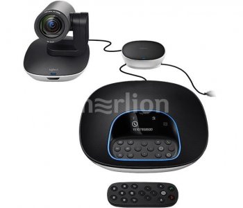 Набор для видеоконференций Logitech Conference Cam GROUP черный 3Mpix (1920x1080) USB2.0 с микрофоном