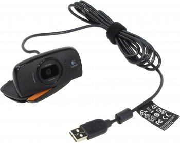 Веб-камера Logitech HD Webcam C525 (RTL) (USB2.0, 1280x720, микрофон) <960-001064>