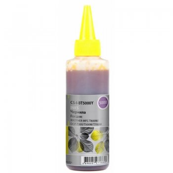 Чернила Cactus CS-I-BT5000Y желтый 100мл для Brother DCP-T300/T500W/T700W/MFC-T800W