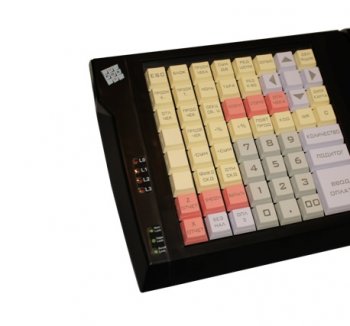 Программируемая клавиатура LPOS-064-M00 (с гравировкой под "Магазин") 64 клавиши, черн