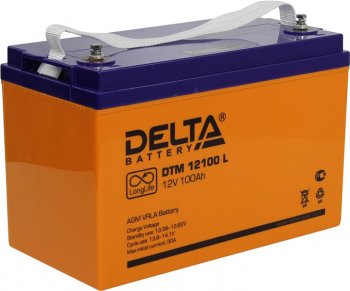 Аккумулятор для ИБП Delta DTM 12100L (12V, 100Ah)