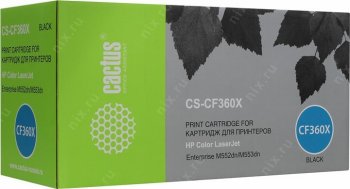 Картридж Cactus CS-CF360X Black для HP LJ M552/553