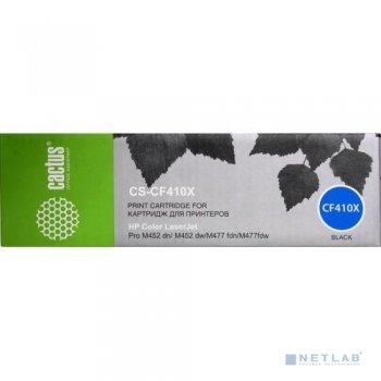 Картридж Cactus CS-CF410X Black для HP LJ M452/477