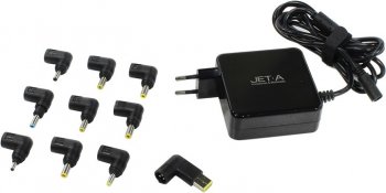 Адаптер питания для ноутбука Jet.A JA-PA14 45 Вт (18.5-20V, 45W) + USB+10 сменных разъёмов питания