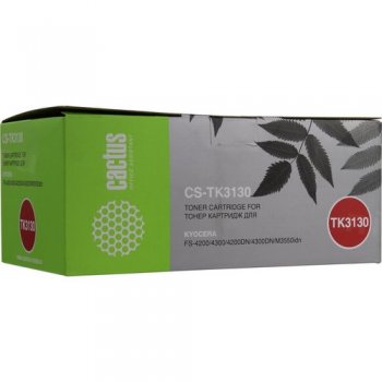 Картридж Cactus CS-TK3130 черный для Kyocera M3550idn/M3560idn/4200/4200DN/4300 (25000стр.)