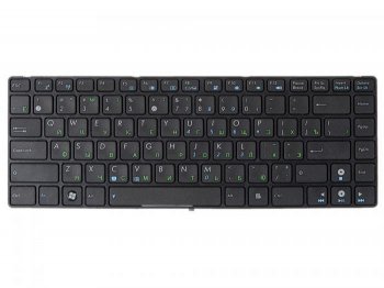 Клавиатура 04GNV62KRU00-1 для ноутбука Asus UL30, K42, X42E, K42J, A42J, UL30VT, UL80A, N43SN, K43, P43SJ, X43S, B43J, K43SJ, K84, N82JG, N