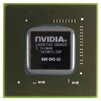 Видеочип nVidia GeForce 9300M GS, с разбора G98-645-U2