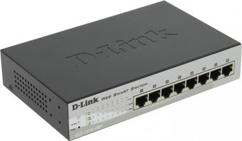 Коммутатор D-Link <DES-1210-08P /C2A> (8UTP 10/100Mbps PoE)