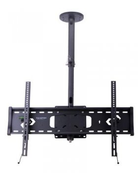 Кронштейн для телевизора Kromax COBRA-4 серый 15"-75" макс.65кг потолочный поворот