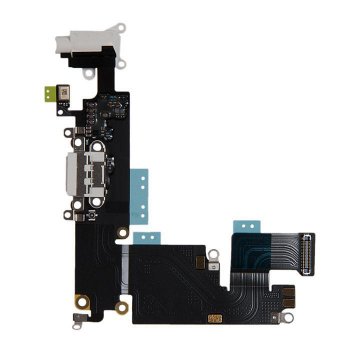Шлейф с разъемом зарядки для смартфона микрофоном, гарнитуры и антенной для Apple iPhone 6 Plus, белый 821-2220-08