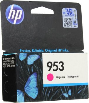 Картридж HP 953 F6U13AE пурпурный для OJP 8710/8720/8730/8210 (700стр.)