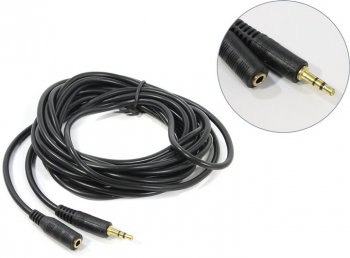 Кабель Exegate <EX205310RUS> Jack3.5-M --> Jack3.5-F 5м